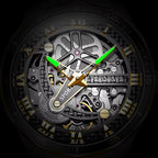 FEELNEVER Top Brand Mechanical Watches Men  Automatic Luxury Mens Watch 50M Waterproof Luminous Tourbillon Wristwatch Reloj