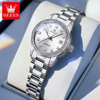 7003 Automatic Mechanical Women'S Watches Waterproof Luminous Calendar Ladies Wristwatches Luxury Diamond Watch for Woman