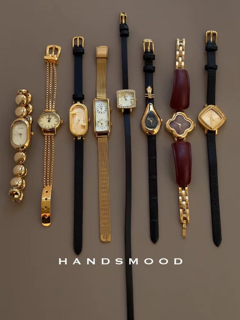 Watches for Women Fashion Temperament Gold Bracelet Casual Hundred Ladies Watches Quartz Watch Ladies Birthday Gift Box