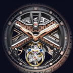 Flying Tourbillon Mechanical Watch for Men Skeleton Tourbillon Movement Fashion Wrist Watches Mens Luxury Sapphire Mirror