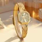 Gold Watch for Women Octagonal Ladies Quartz Wristwatches Stainless Steel Women Small Gold Watch Luxury Fashion Watches