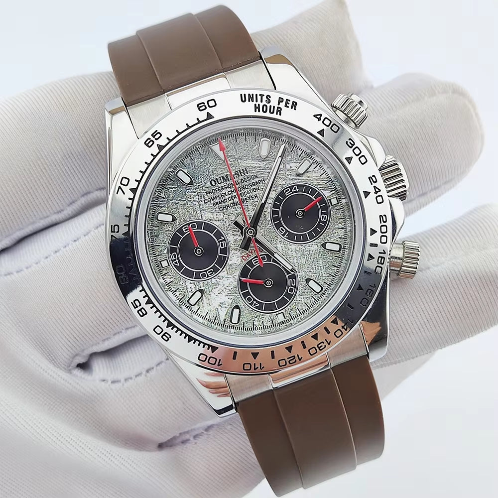 VK63 Watch 39Mm Sapphire Stainless Steel Watch Meteorite Dial Watch Luxury Men'S Watches  Watches Support Customized Logo