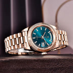 DD40 Luxury Rose Gold Men'S Watches Automatic Mechanical Watch for Men AR Sapphire Glass Date Wrist Watch Men 2024