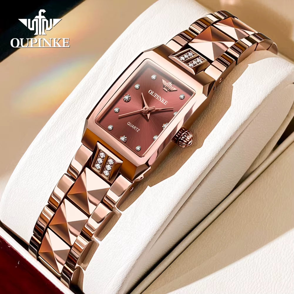 TOP Brand Luxury Quartz Ladies Watch Imported MIYOTA Movement Automatic Watch for Women Tungsten Steel Tape Waterproof