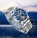 2021 ENLOONG Real Luxury Tourbillon Watches Men with Long Power Reserve Stainless Steel Sapphire OEM Wrist Man Watch Luxury