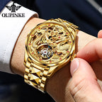 Original Genuine Watch Luxury Tourbillon Mechanical Business Men'S Watch Automatic Mechanical Fashion Wristwatch Clock