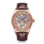 2021 ENLOONG Real Luxury Tourbillon Watches Men Skeleton Rose Gold Sapphire Stainless Steel OEM Wrist Man Watch Luxury