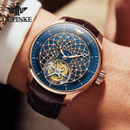 8002 Tourbillon Men Watch Luxury Advanced Automatic Mechanical Watch Swiss Certified HD Sapphire Waterproof Men Watch