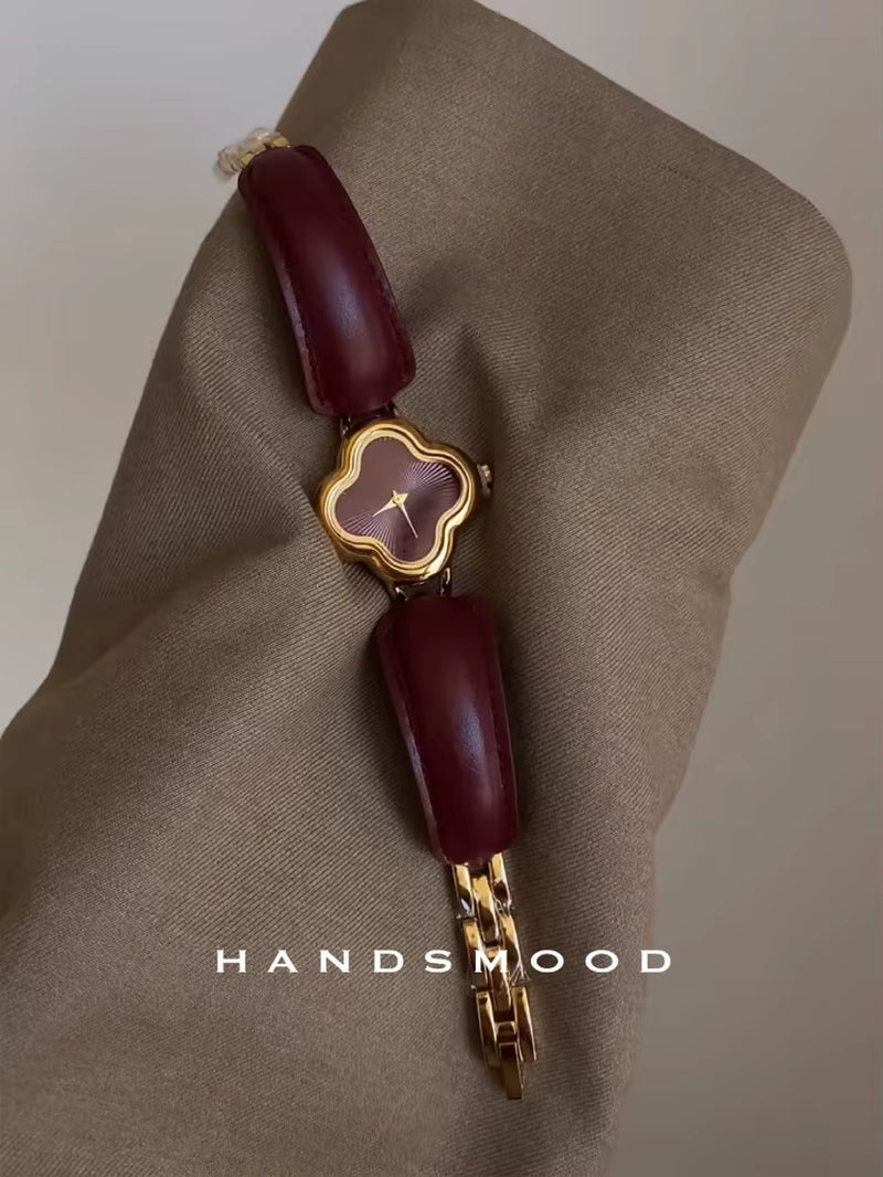 Watches for Women Fashion Temperament Gold Bracelet Casual Hundred Ladies Watches Quartz Watch Ladies Birthday Gift Box