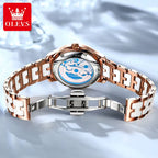 6615 Womens Watch Original Brand Automatic Mechanical Watch Waterproof Stainless Steel Watch with Box Watches Luxury Women