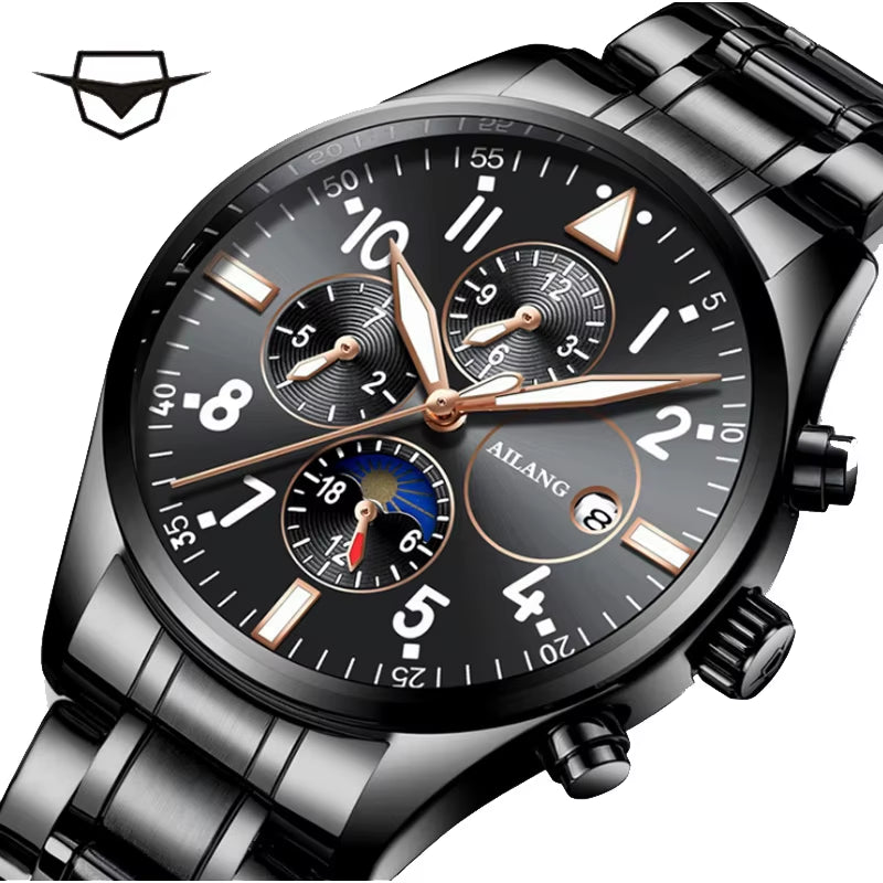 2019 the Latest Design of the Multi-Function Gear Sport Diving Watch Movements Leisure Fashion Men'S Wrist Watch Men Automatic