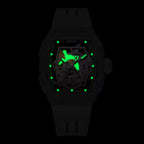 Haofa Ladies Watch Kangaroo Automatic Movement Luminous Diamond Hollow Skeleton Straight in Fashion Women Luxury Wristwatch 1992