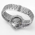 Luxury Brand Stainless Steel Automatic Mechanical Watch Hip Hop Iced Out VVS Moissanite Watch Pass Diamond Tester