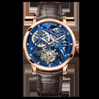 Original Tourbillon Watch Fashion Men'S Business Formal Luxury Skeleton Manual Mechanical Watch Birthday Gift for Men