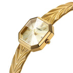 Gold Watch for Women Octagonal Ladies Quartz Wristwatches Stainless Steel Women Small Gold Watch Luxury Fashion Watches