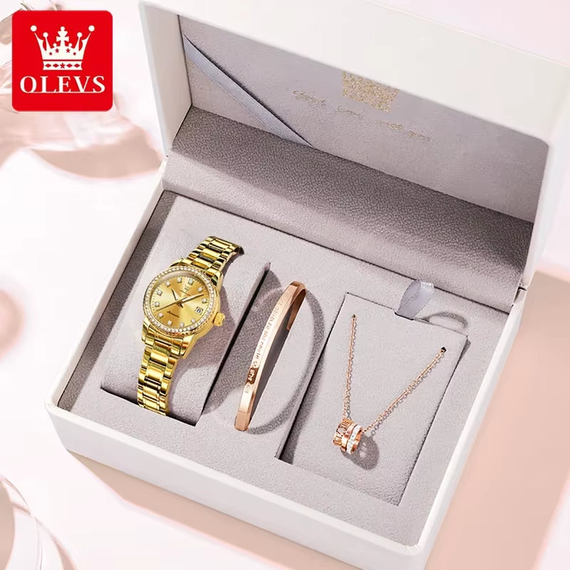 -7003 Automatic Mechanical Watches Women Waterproof Luminous Calendar Women Wrist Watch Luxury Watch 2025