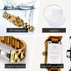 TOP Brand Luxury Quartz Ladies Watch Imported MIYOTA Movement Automatic Watch for Women Tungsten Steel Tape Waterproof