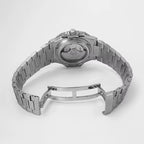 Luxury Brand Stainless Steel Automatic Mechanical Watch Hip Hop Iced Out VVS Moissanite Watch Pass Diamond Tester