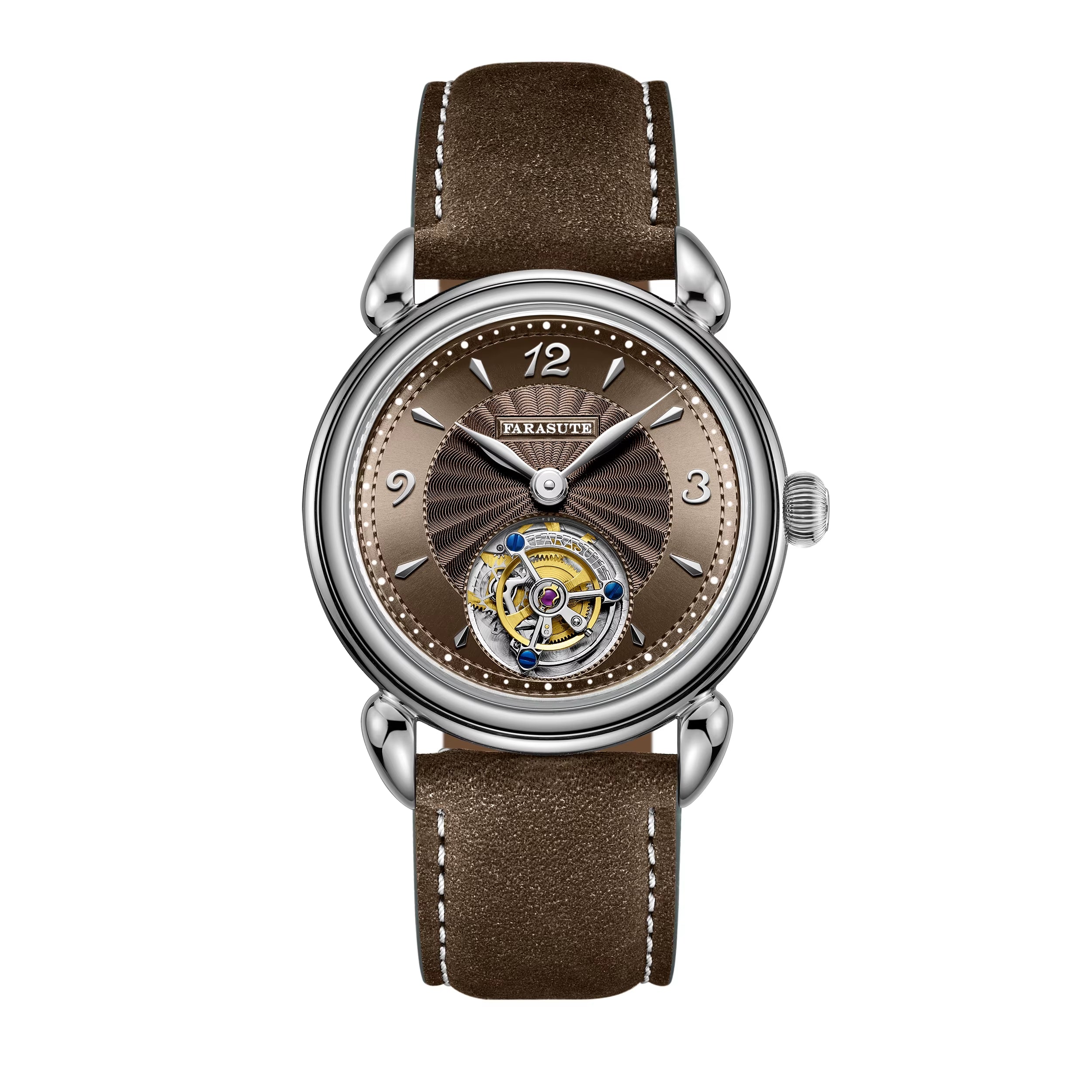 Tourbillon Sports Watch Men Luxury Watch Peacock Tourbillon Movement Sapphire Stainless Steel Waterproof Watch Relogio