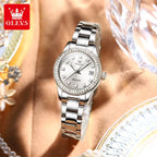 7003 Automatic Mechanical Women'S Watches Waterproof Luminous Calendar Ladies Wristwatches Luxury Diamond Watch for Woman