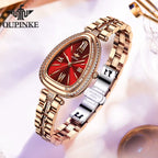 3192 Women Watch Luxury Elegant Stainless Quartz Wristwatch Waterproof Luminous Ladies Date Watch Bracelet Set Gift