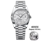 DD40 Luxury Rose Gold Men'S Watches Automatic Mechanical Watch for Men AR Sapphire Glass Date Wrist Watch Men 2024