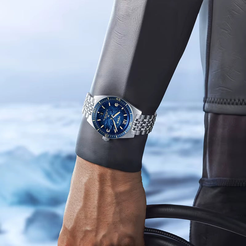 Seagull Men‘S Luxury Mechanical Watch Luminous Waterproof Multi Function Sapphire Mirror Antarctica Expedition 816.37.1064A NEW