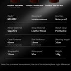 8002 Tourbillon Men Watch Luxury Advanced Automatic Mechanical Watch Swiss Certified HD Sapphire Waterproof Men Watch