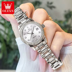 7003 Automatic Mechanical Women'S Watches Waterproof Luminous Calendar Ladies Wristwatches Luxury Diamond Watch for Woman