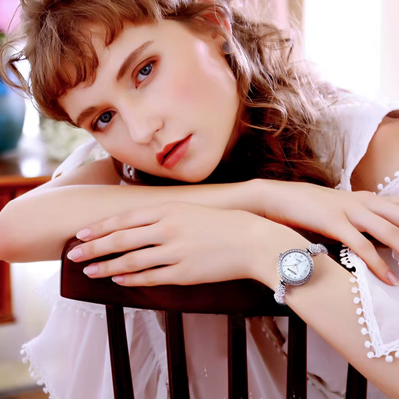 Brand Ladies Mermaid Niche Small Dial Designer Bracelet Watches Ladies Watches Waterproof Quartz Women'S Watches