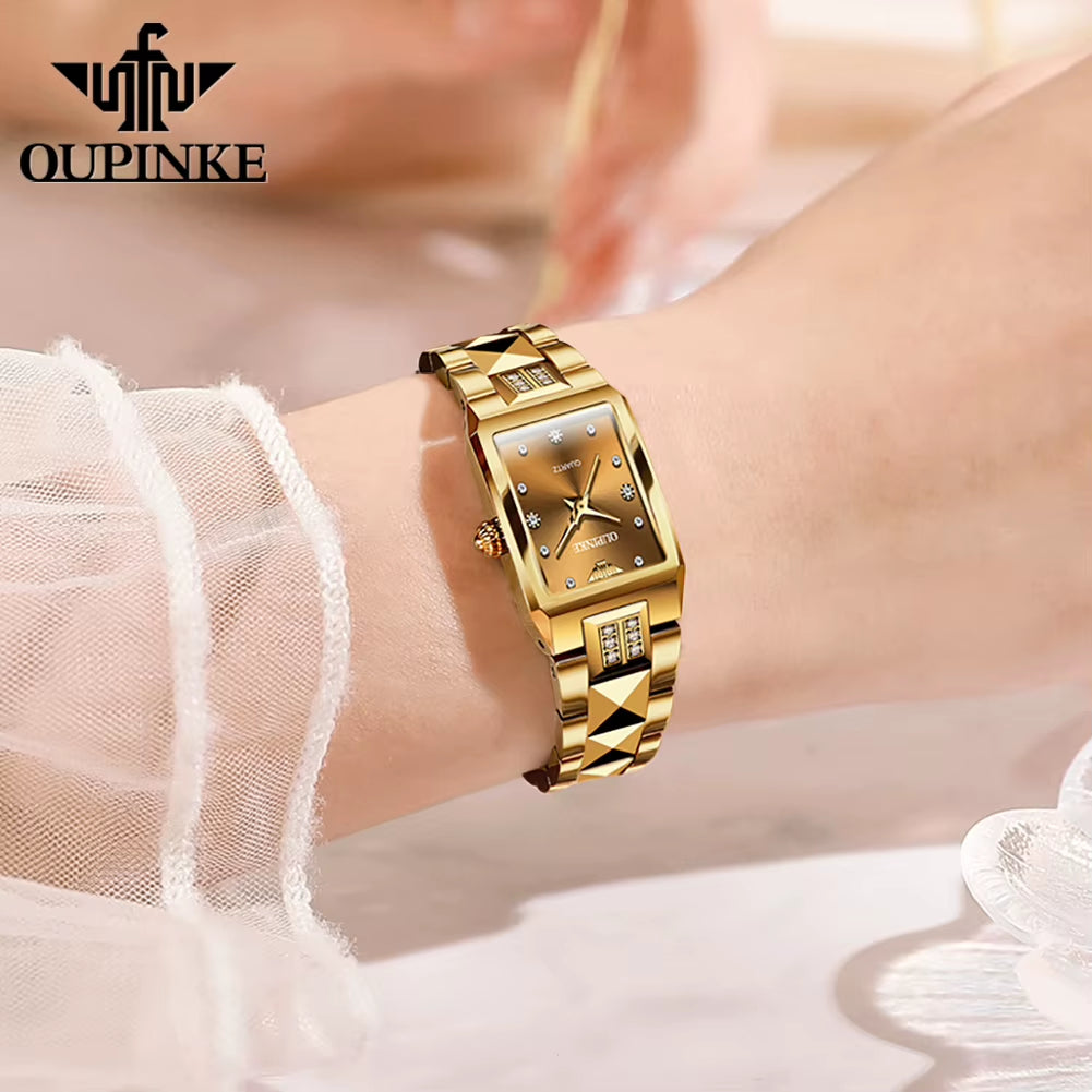 TOP Brand Luxury Quartz Ladies Watch Imported MIYOTA Movement Automatic Watch for Women Tungsten Steel Tape Waterproof